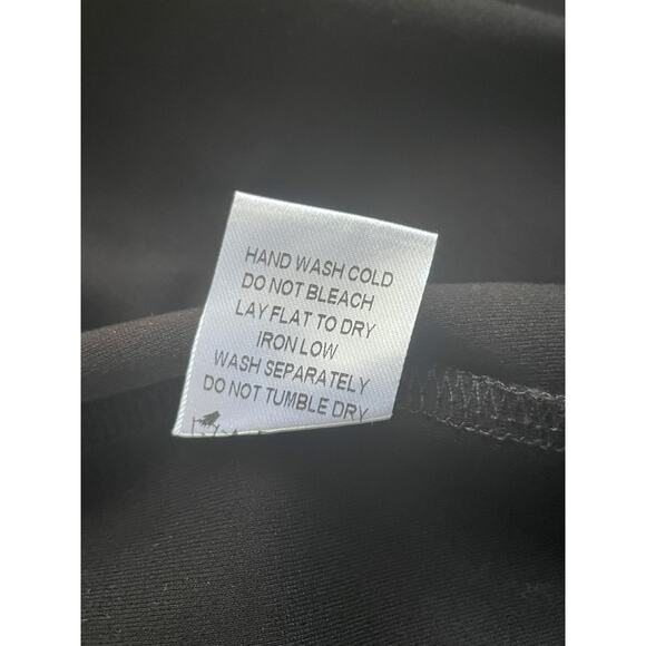 Revolve Superdown Nia Black Bodycon Dress Sheer Sleeves Size Medium - Picture 8 of 13